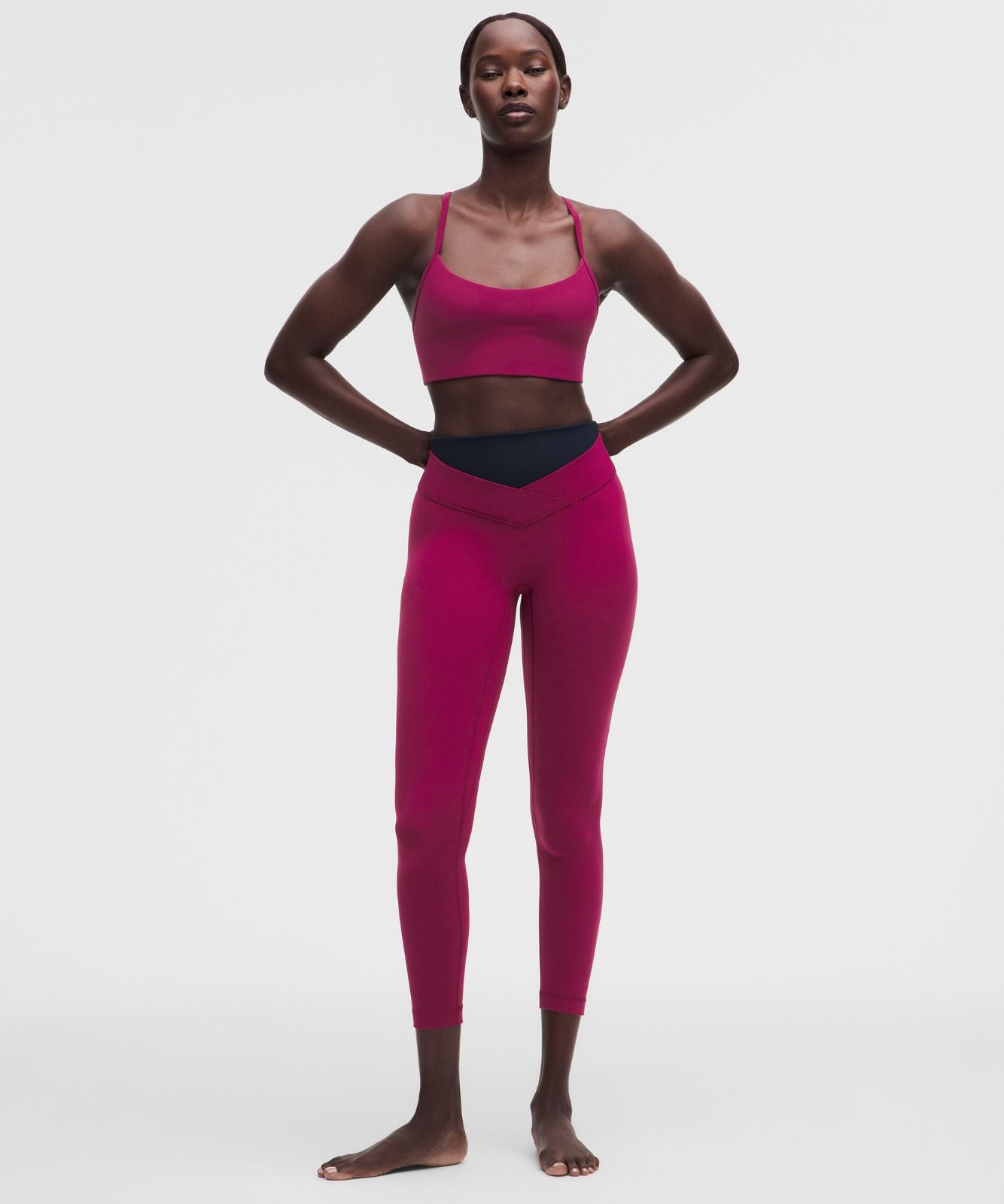 Flow Y Bra Light Support, A/B Cup *Updated Design Raspberry Rave