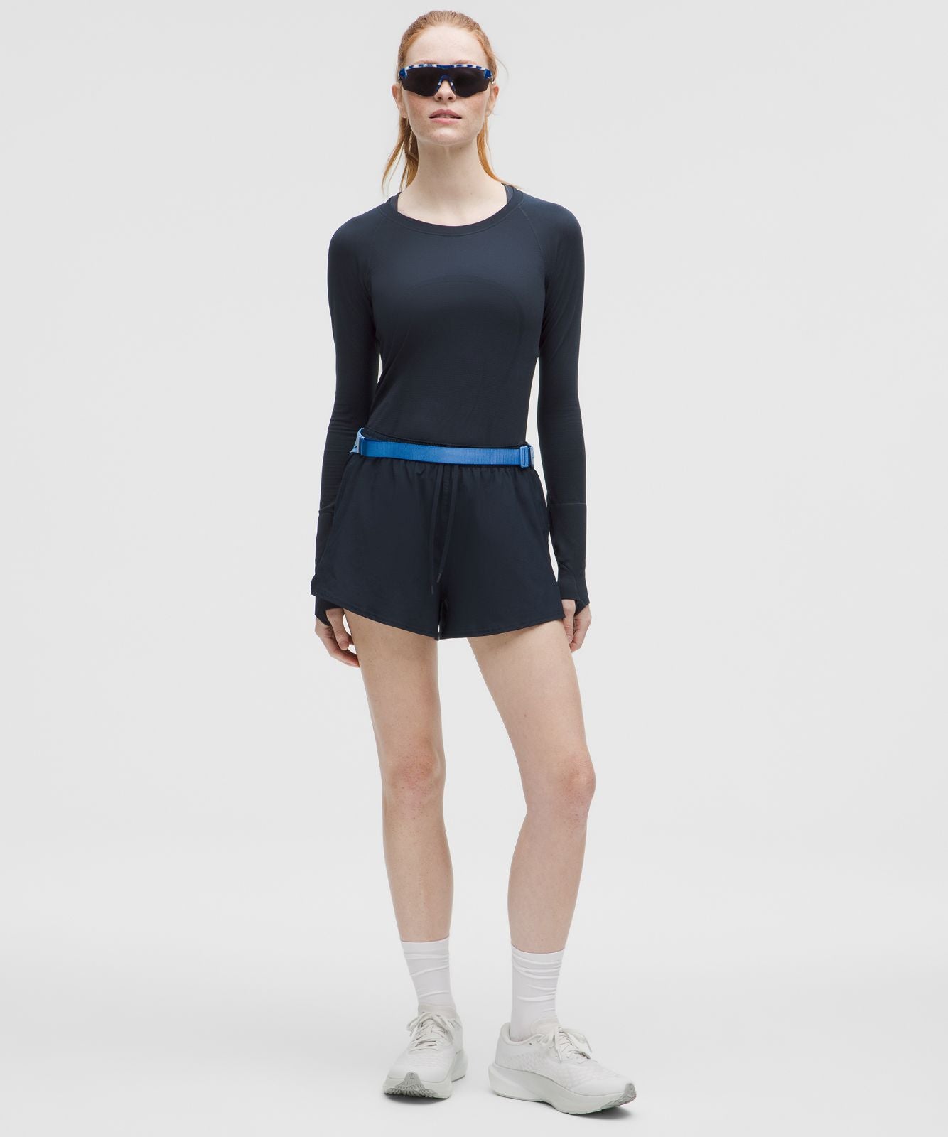 Swiftly Tech Long-Sleeve Shirt 2.0 *Hip Length True Navy/True Navy