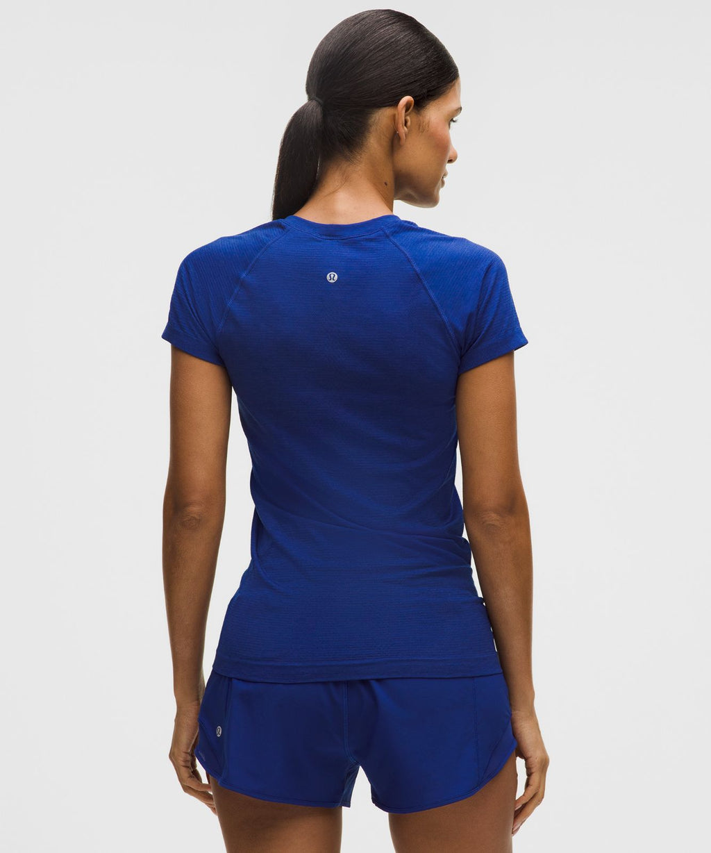 Swiftly Tech Short-Sleeve Shirt 2.0 *Hip Length Deep Sea Blue/Deep Sea Blue