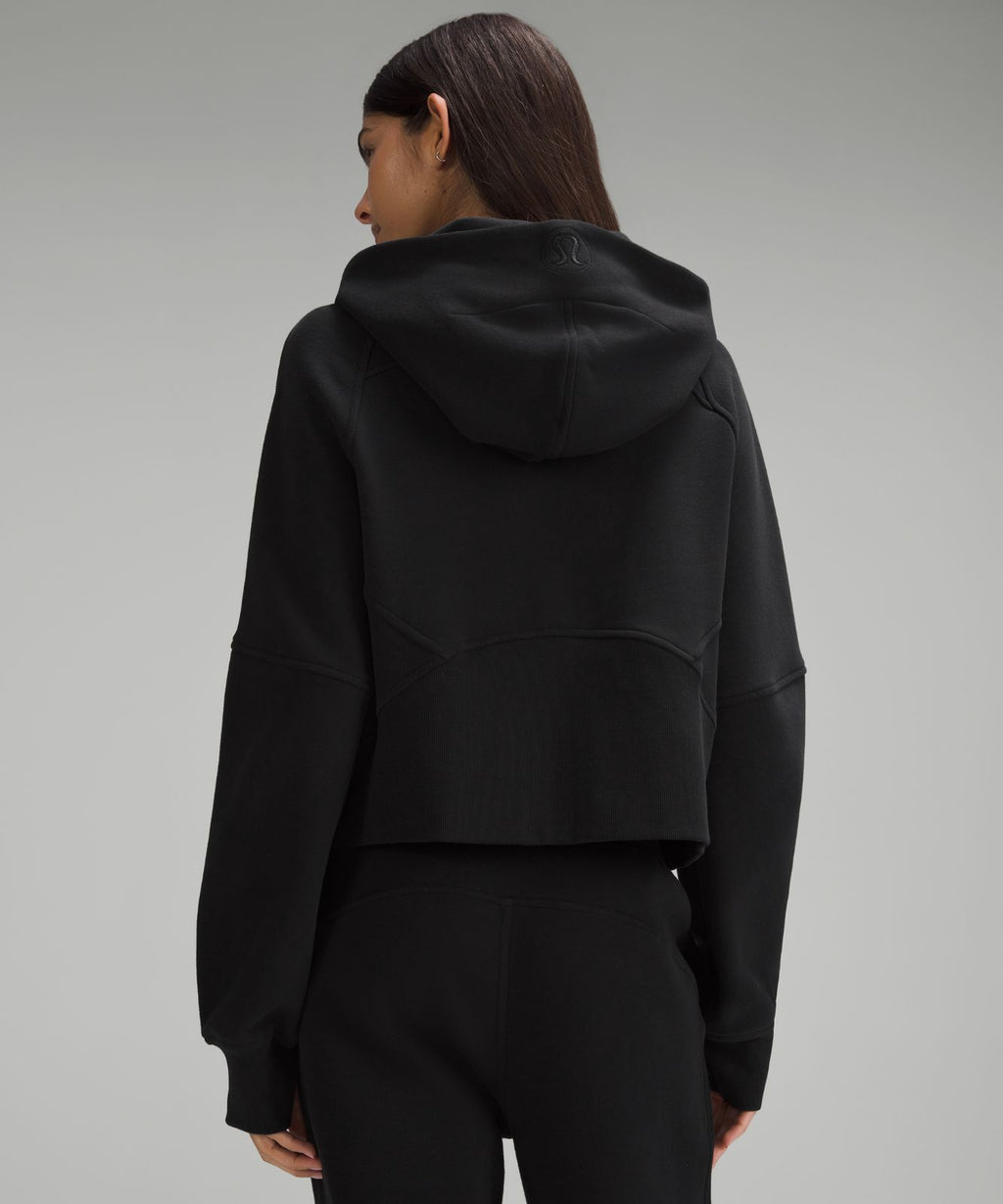 Scuba Oversized Half-Zip Hoodie Black