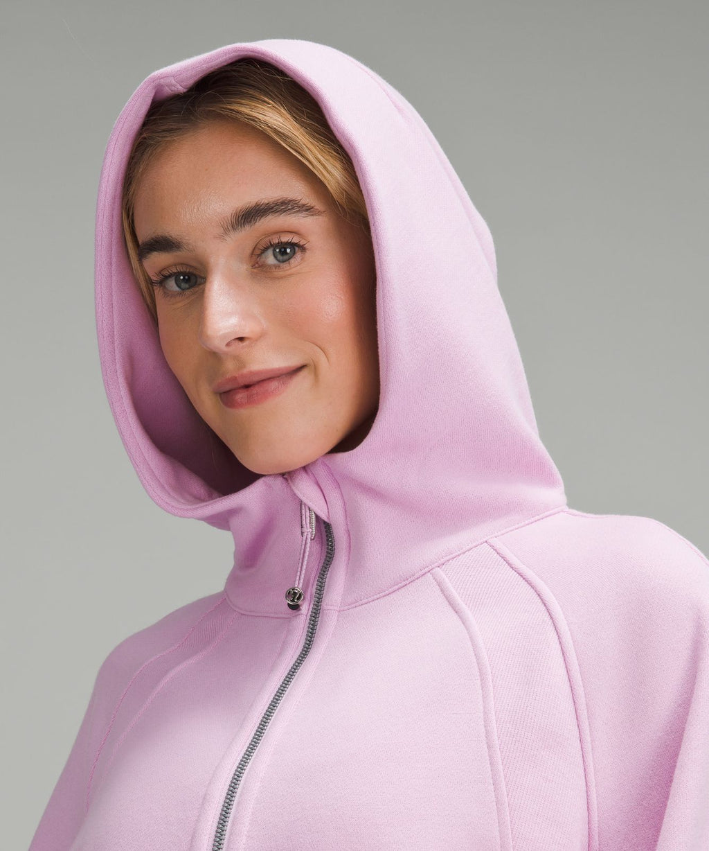 Scuba Oversized Half-Zip Hoodie Vitapink