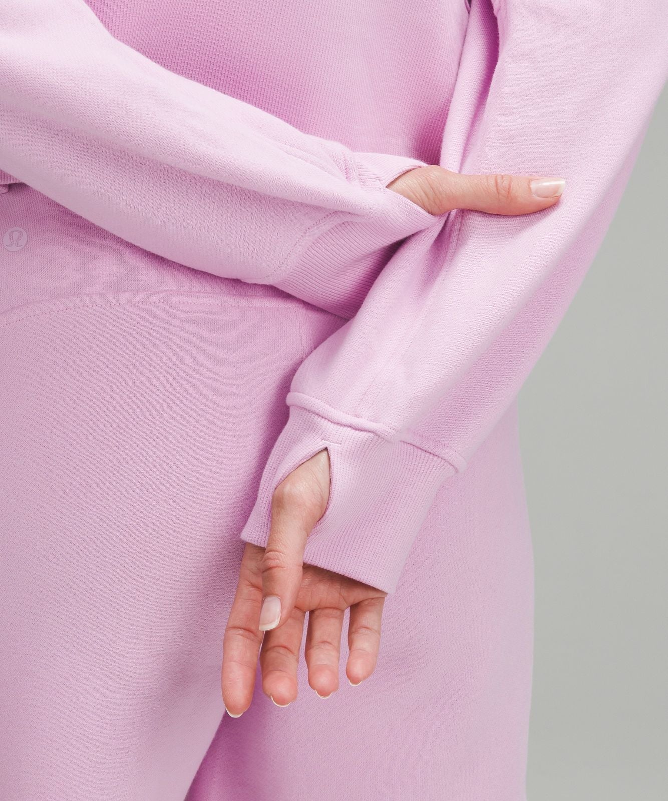 Scuba Oversized Half-Zip Hoodie Vitapink