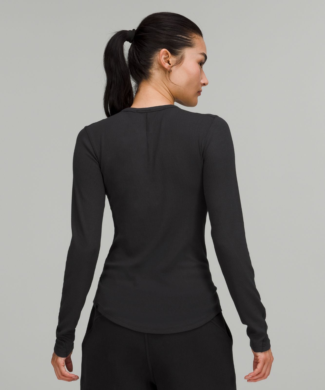 Hold Tight Long-Sleeve Shirt Black