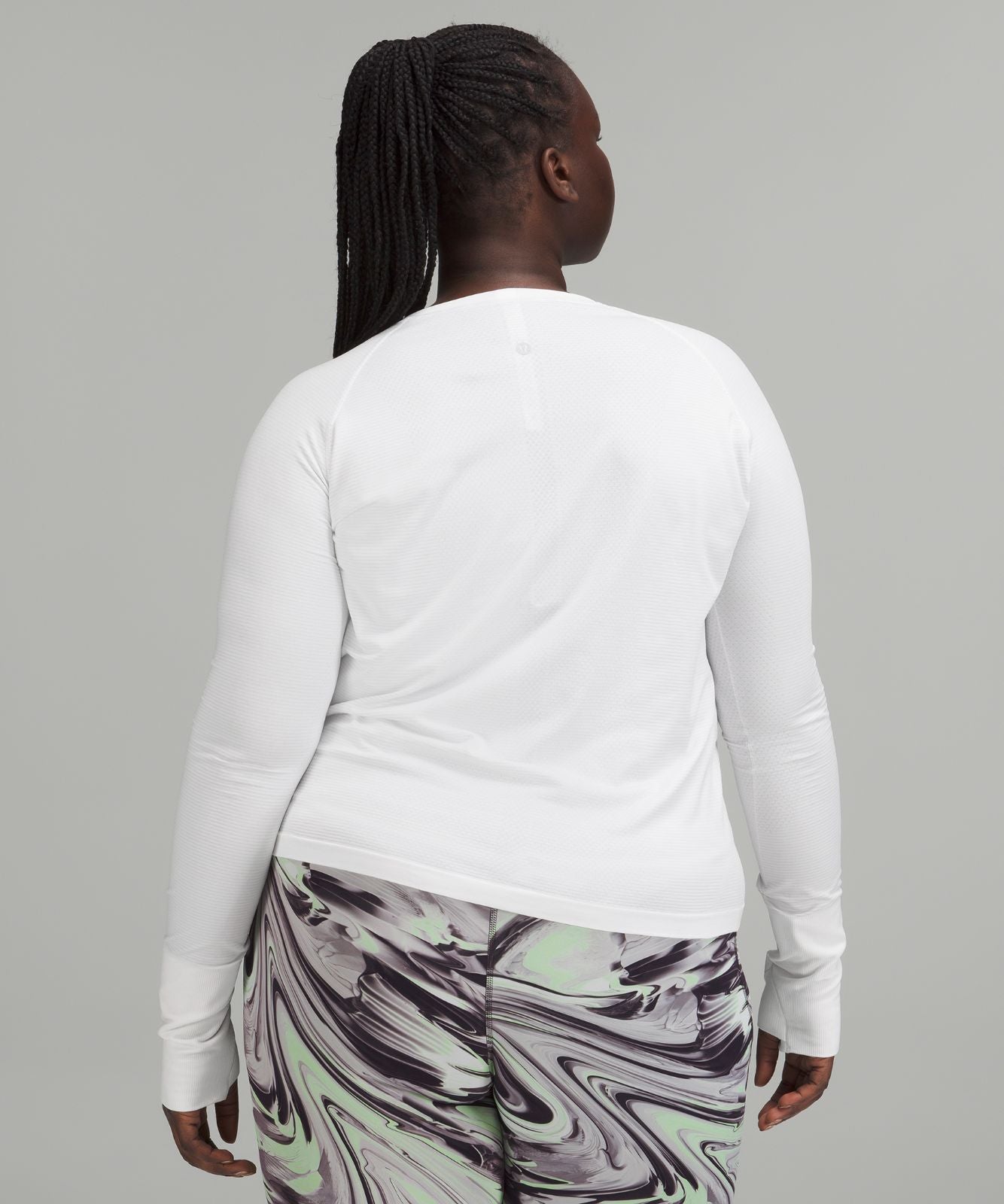 Swiftly Tech Long-Sleeve Shirt 2.0 *Waist Length White/White