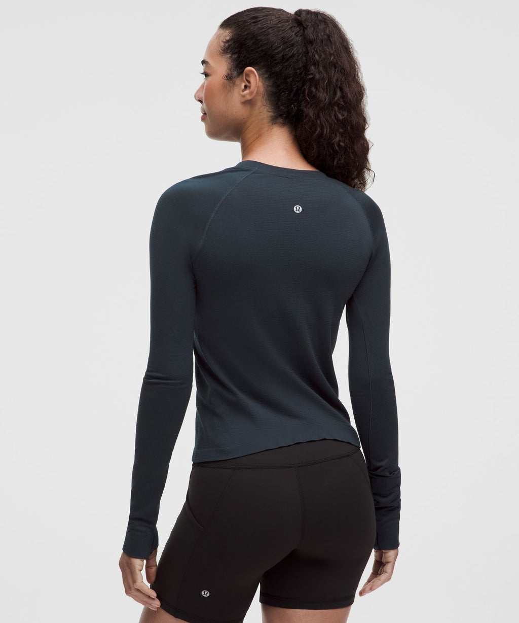 Swiftly Tech Long-Sleeve Shirt 2.0 *Waist Length True Navy/True Navy
