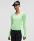 Swiftly Tech Long-Sleeve Shirt 2.0 *Waist Length Citra Lime/Citra Lime