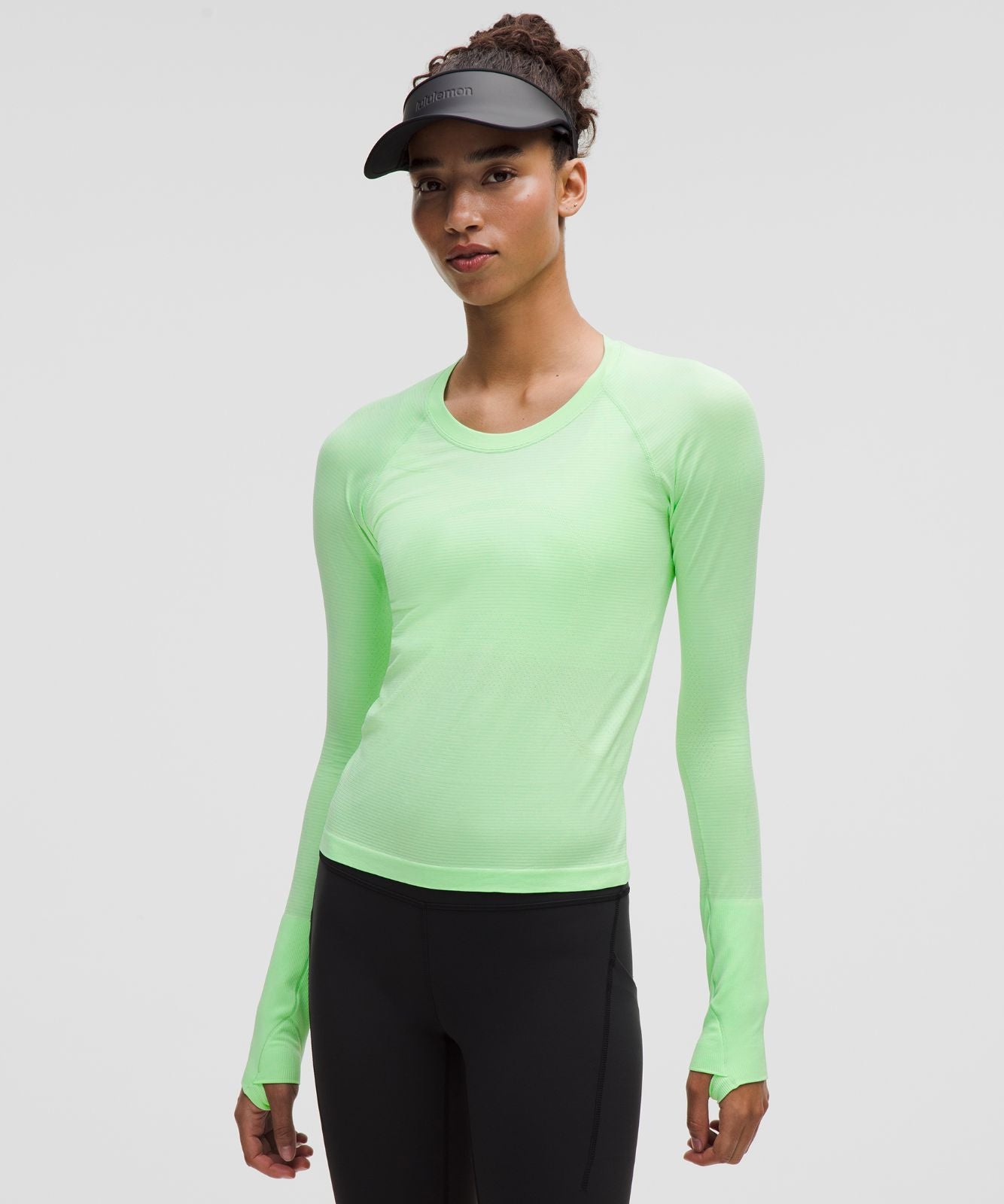 Swiftly Tech Long-Sleeve Shirt 2.0 *Waist Length Citra Lime/Citra Lime