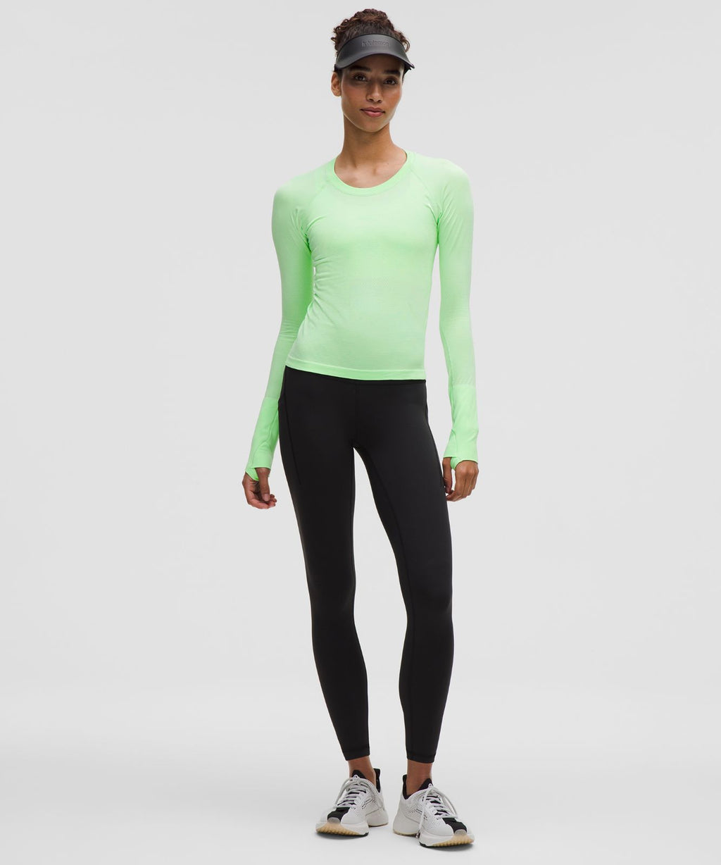 Swiftly Tech Long-Sleeve Shirt 2.0 *Waist Length Citra Lime/Citra Lime