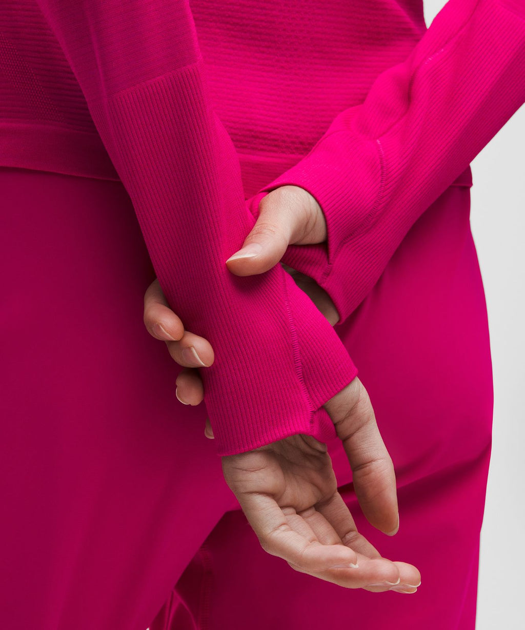 Swiftly Tech Long-Sleeve Shirt 2.0 *Waist Length Calypso Pink/Calypso Pink