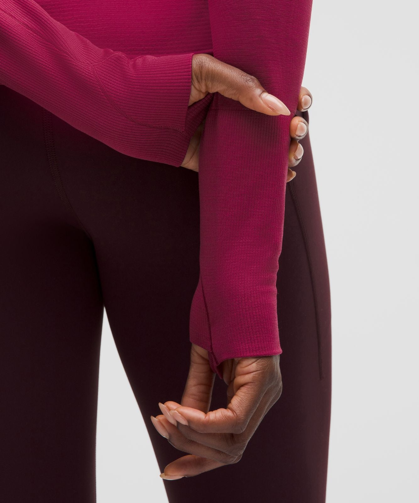 Swiftly Tech Long-Sleeve Shirt 2.0 *Waist Length Magenta Smoke/Magenta Smoke
