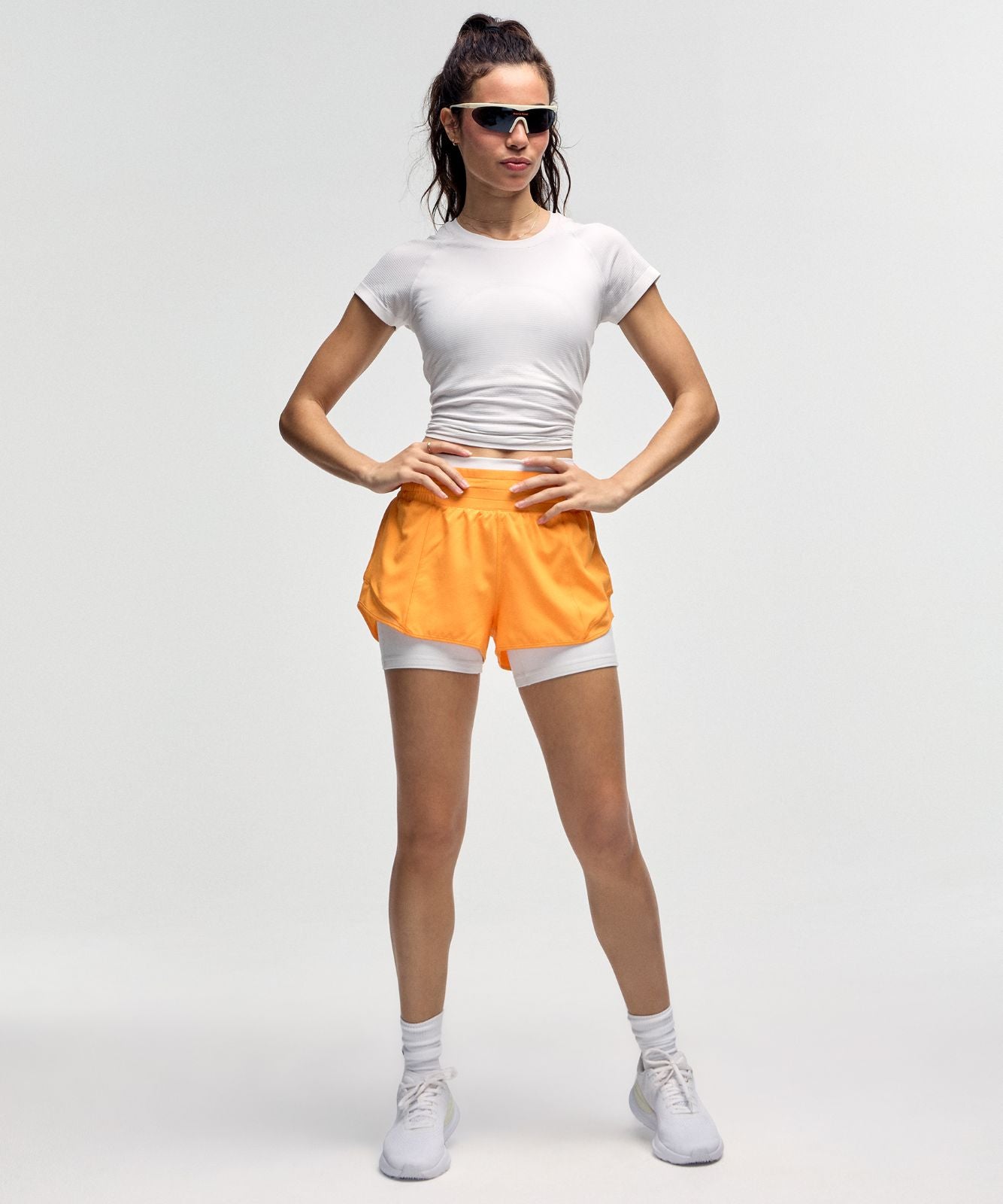 Swiftly Tech Short-Sleeve Shirt 2.0 *Waist Length White/White
