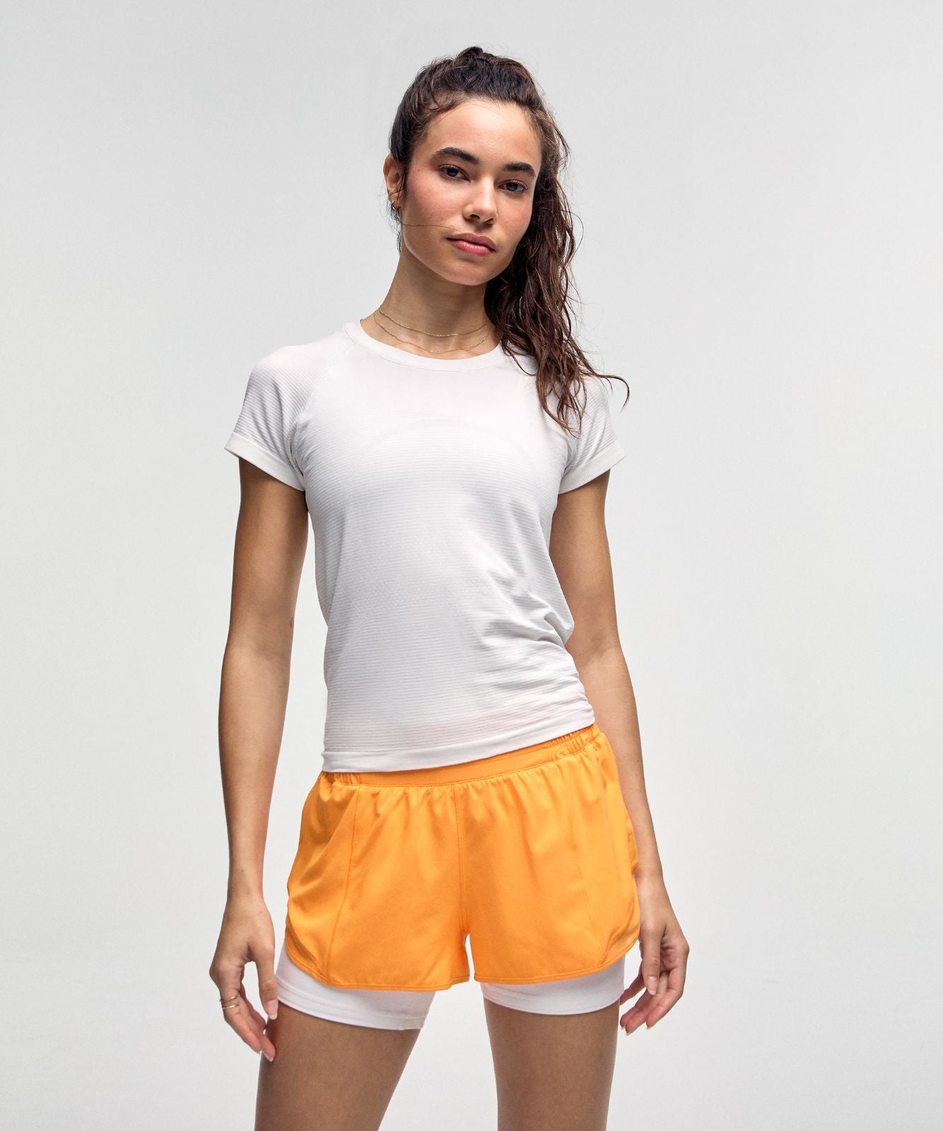 Swiftly Tech Short-Sleeve Shirt 2.0 *Waist Length White/White