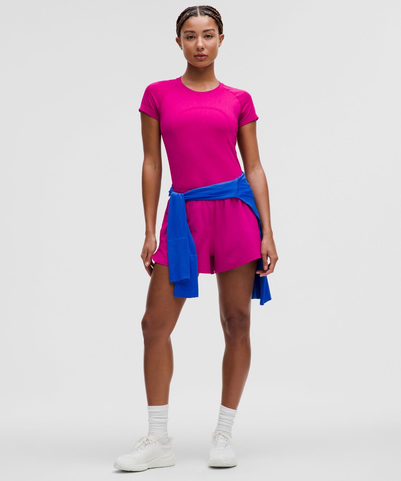 Swiftly Tech Short-Sleeve Shirt 2.0 *Waist Length Ripened Raspberry/Ripened Raspberry