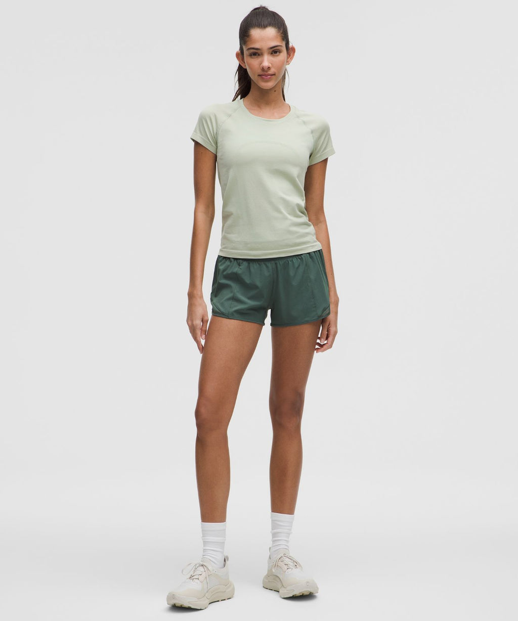 Swiftly Tech Short-Sleeve Shirt 2.0 *Waist Length Fog Green/Fog Green