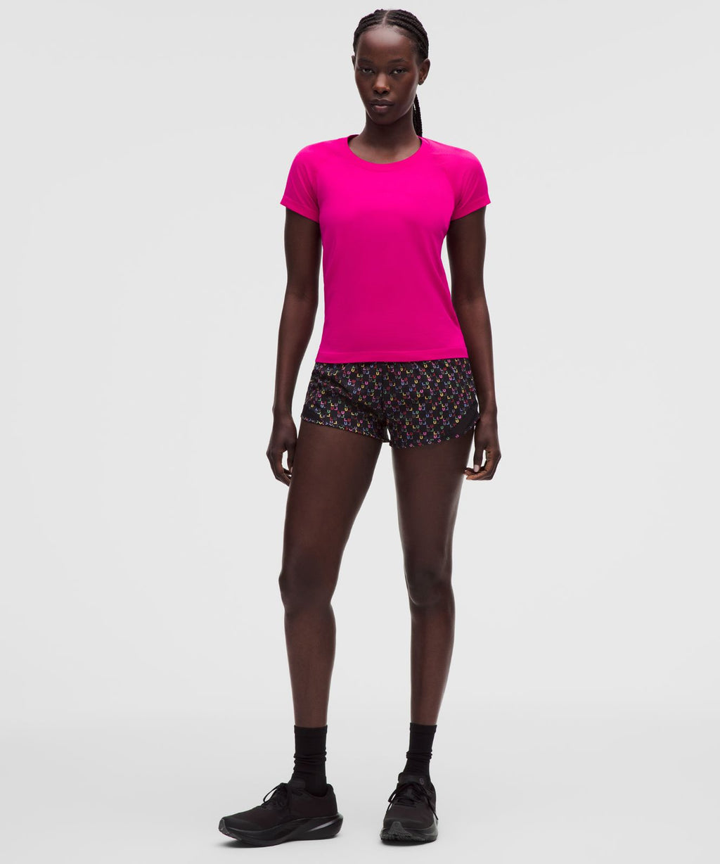 Swiftly Tech Short-Sleeve Shirt 2.0 *Waist Length Pink Flare/Pink Flare