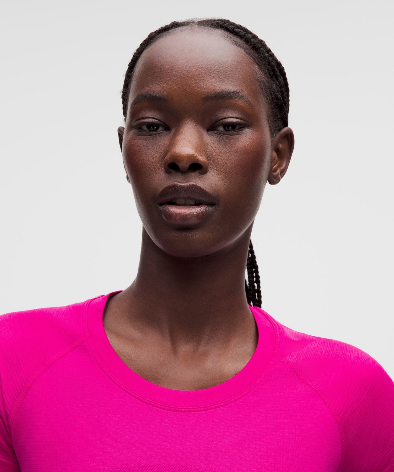 Swiftly Tech Short-Sleeve Shirt 2.0 *Waist Length Pink Flare/Pink Flare