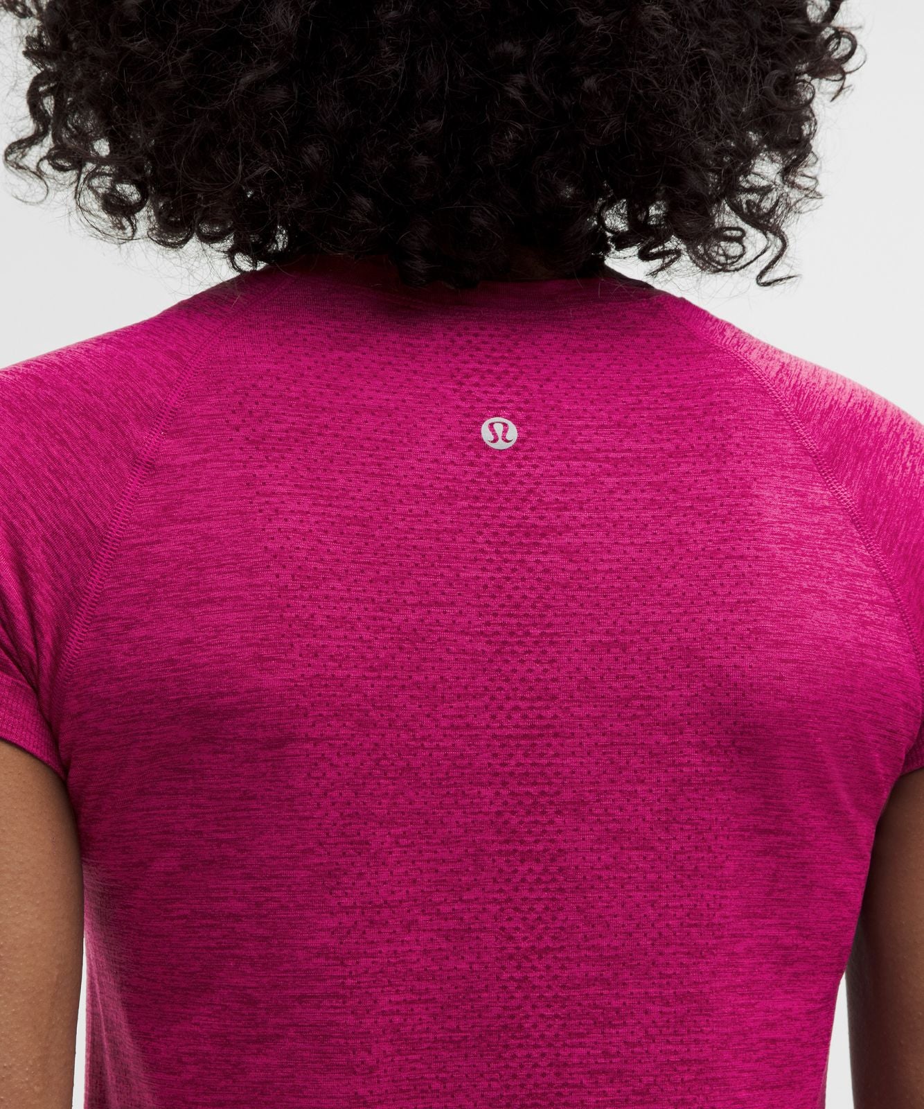 Swiftly Tech Short-Sleeve Shirt 2.0 *Waist Length Raspberry Rave/Flamingo Fun Tone