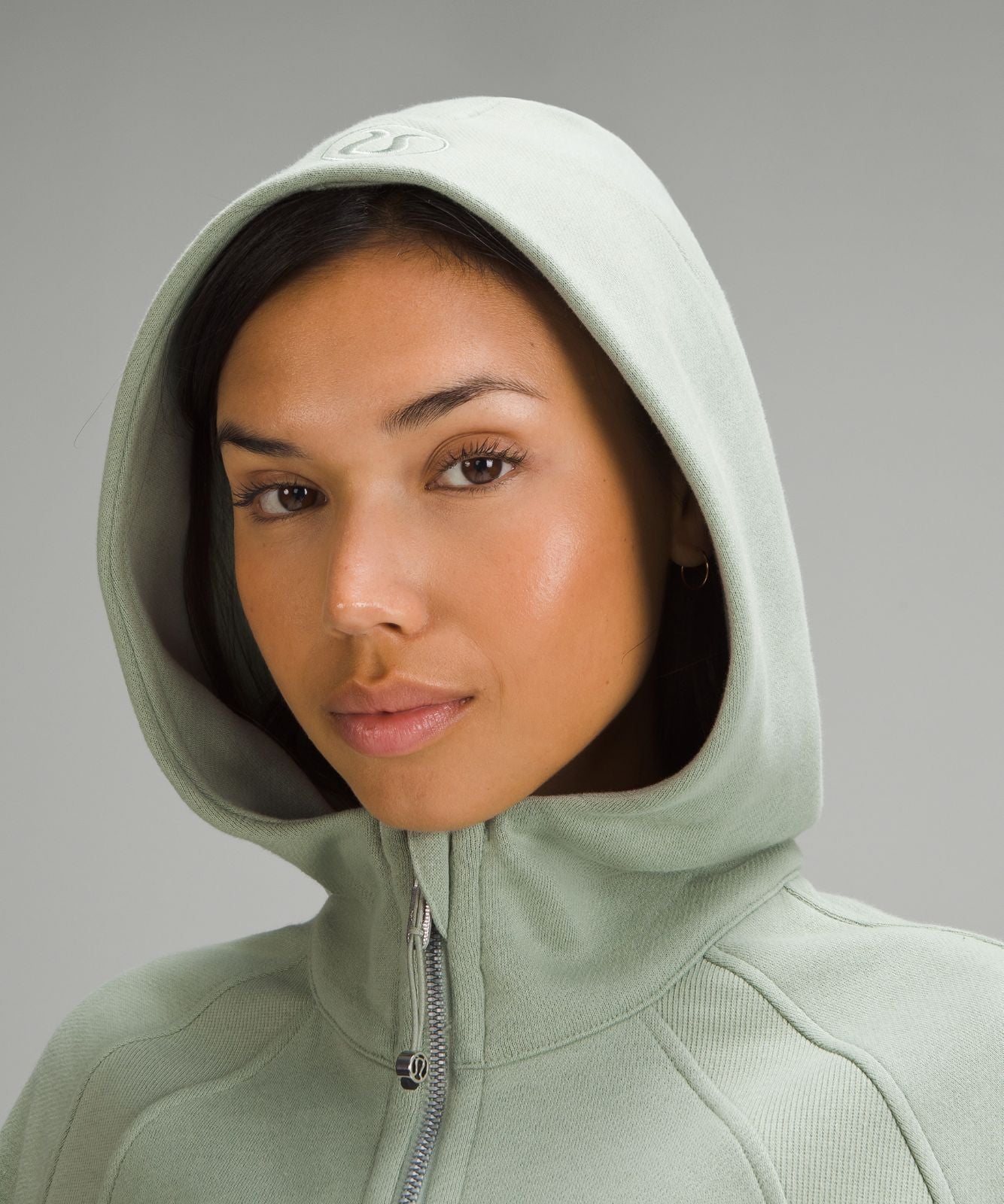 Scuba Oversized Full-Zip Hoodie Palm Court