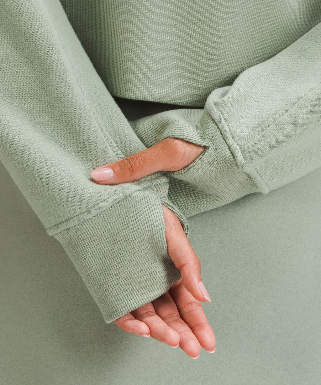 Scuba Oversized Full-Zip Hoodie Palm Court