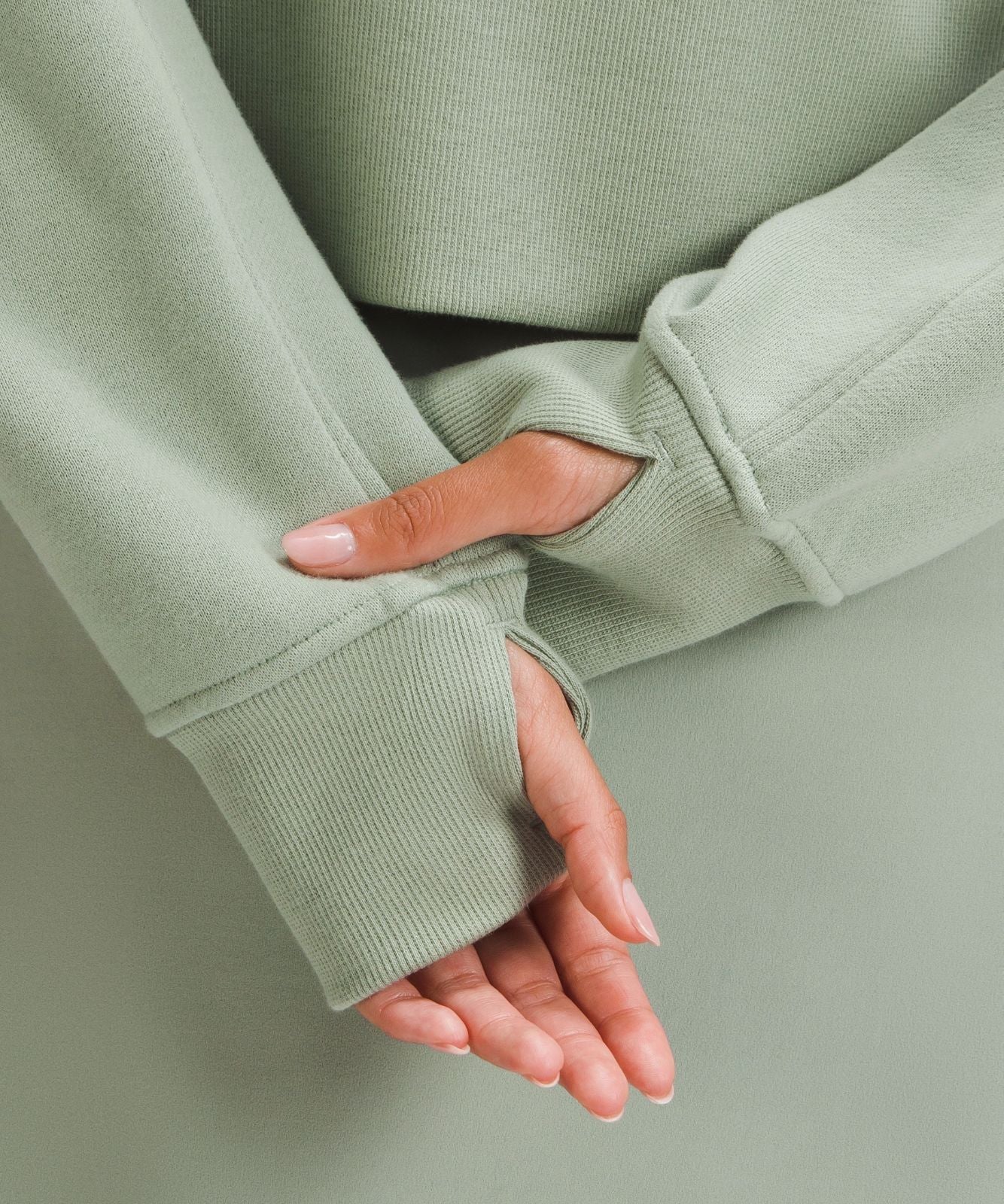 Scuba Oversized Full-Zip Hoodie Palm Court