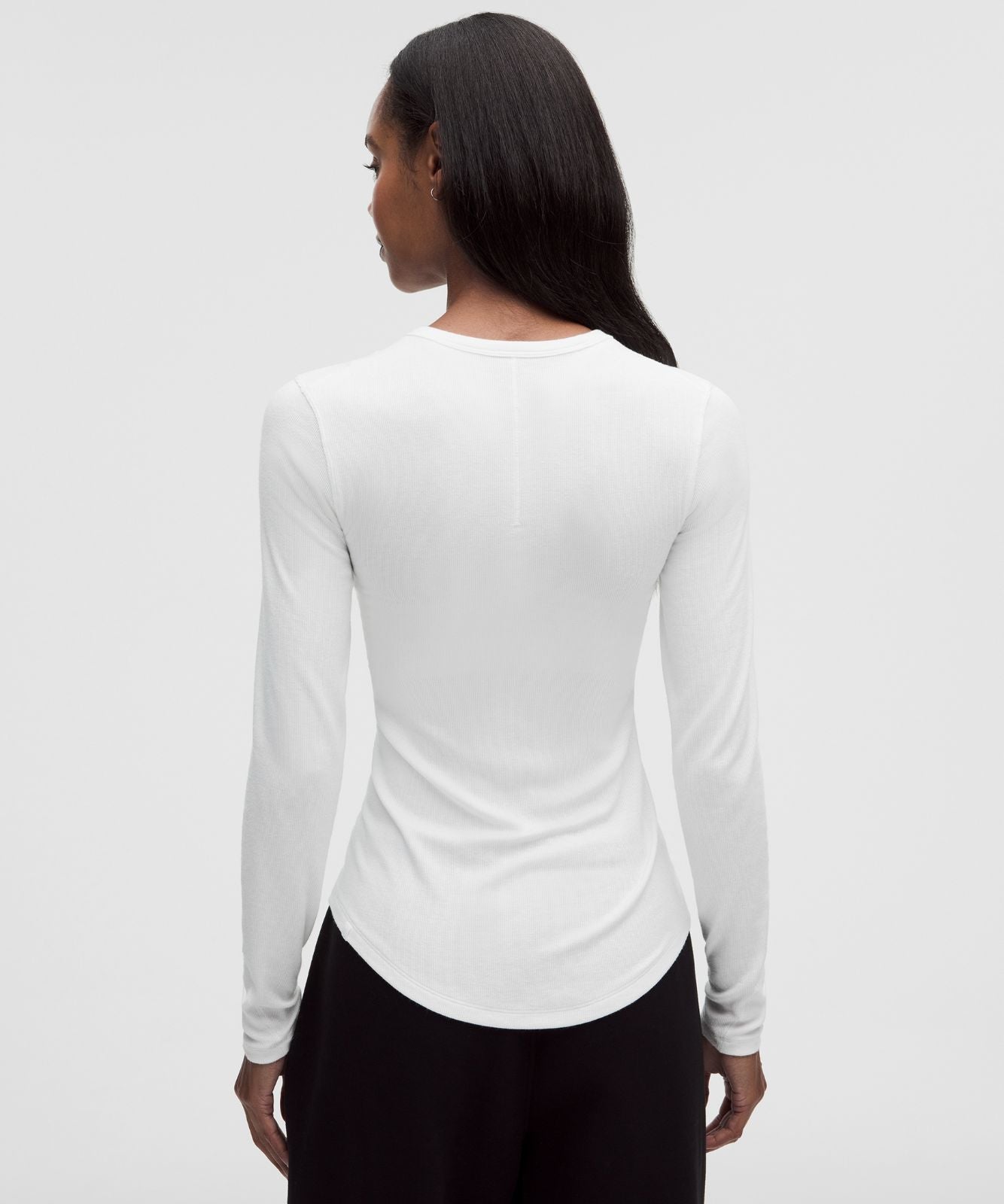 Hold Tight Long-Sleeve Shirt White