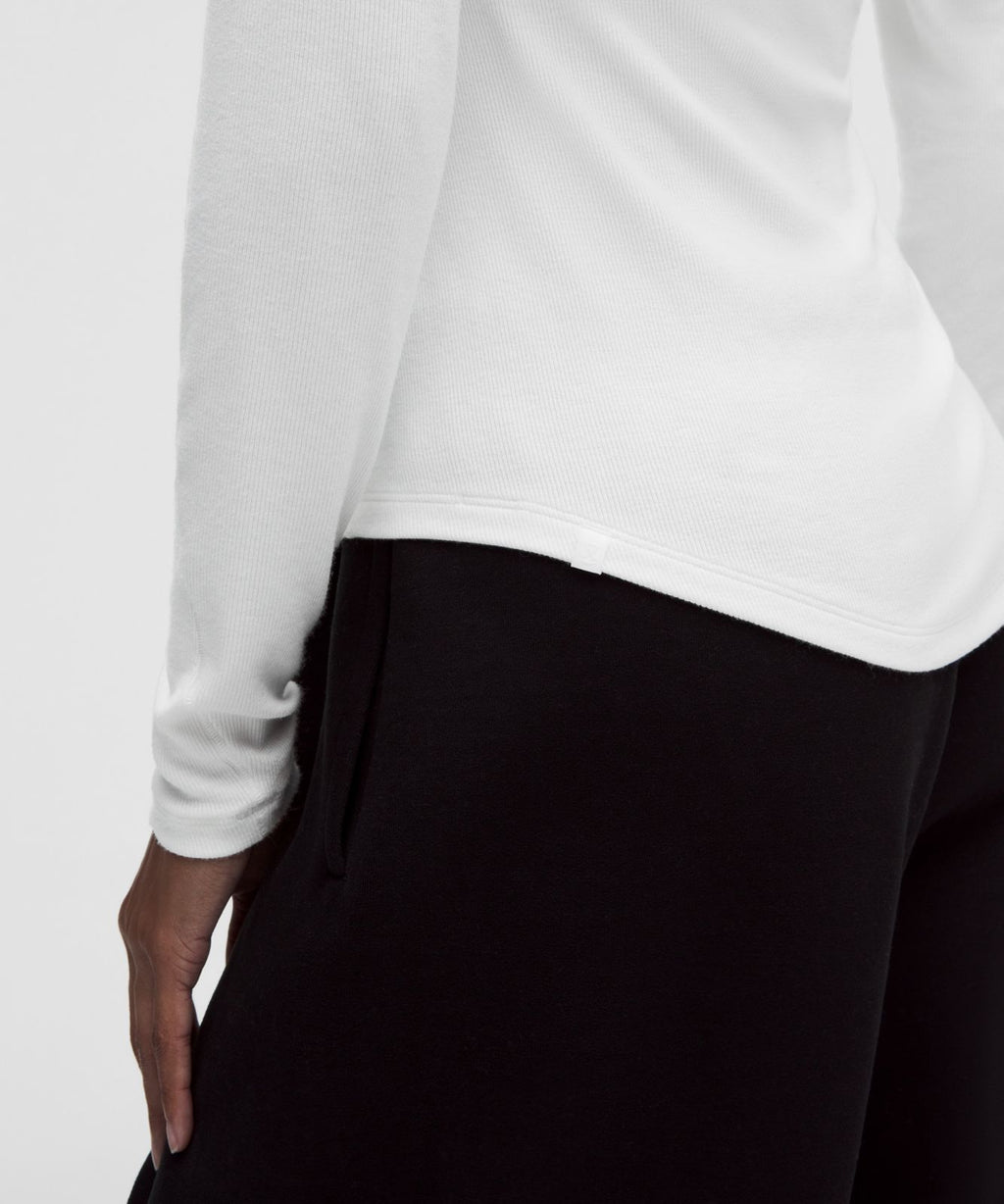 Hold Tight Long-Sleeve Shirt White
