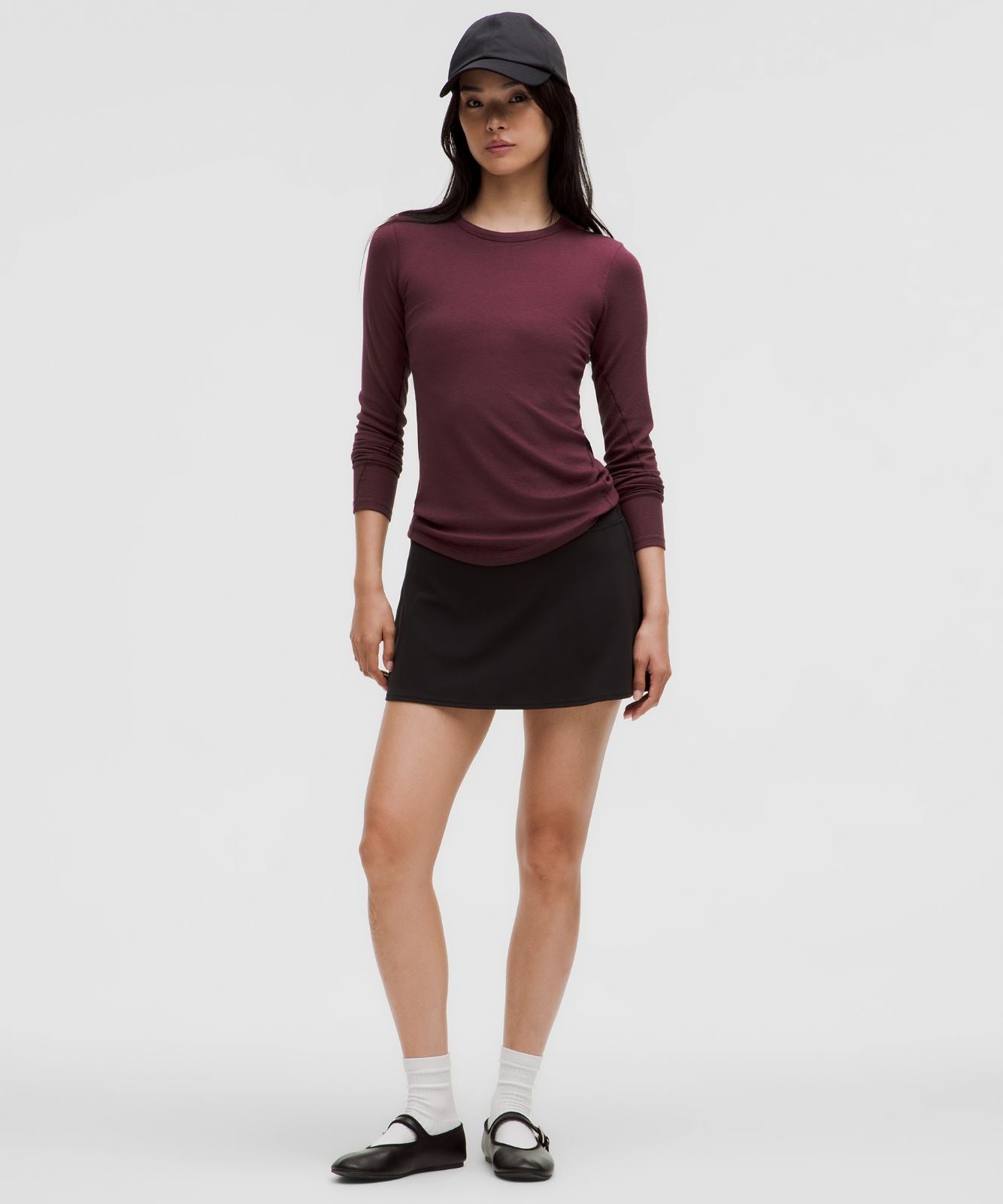 Hold Tight Long-Sleeve Shirt Garnet
