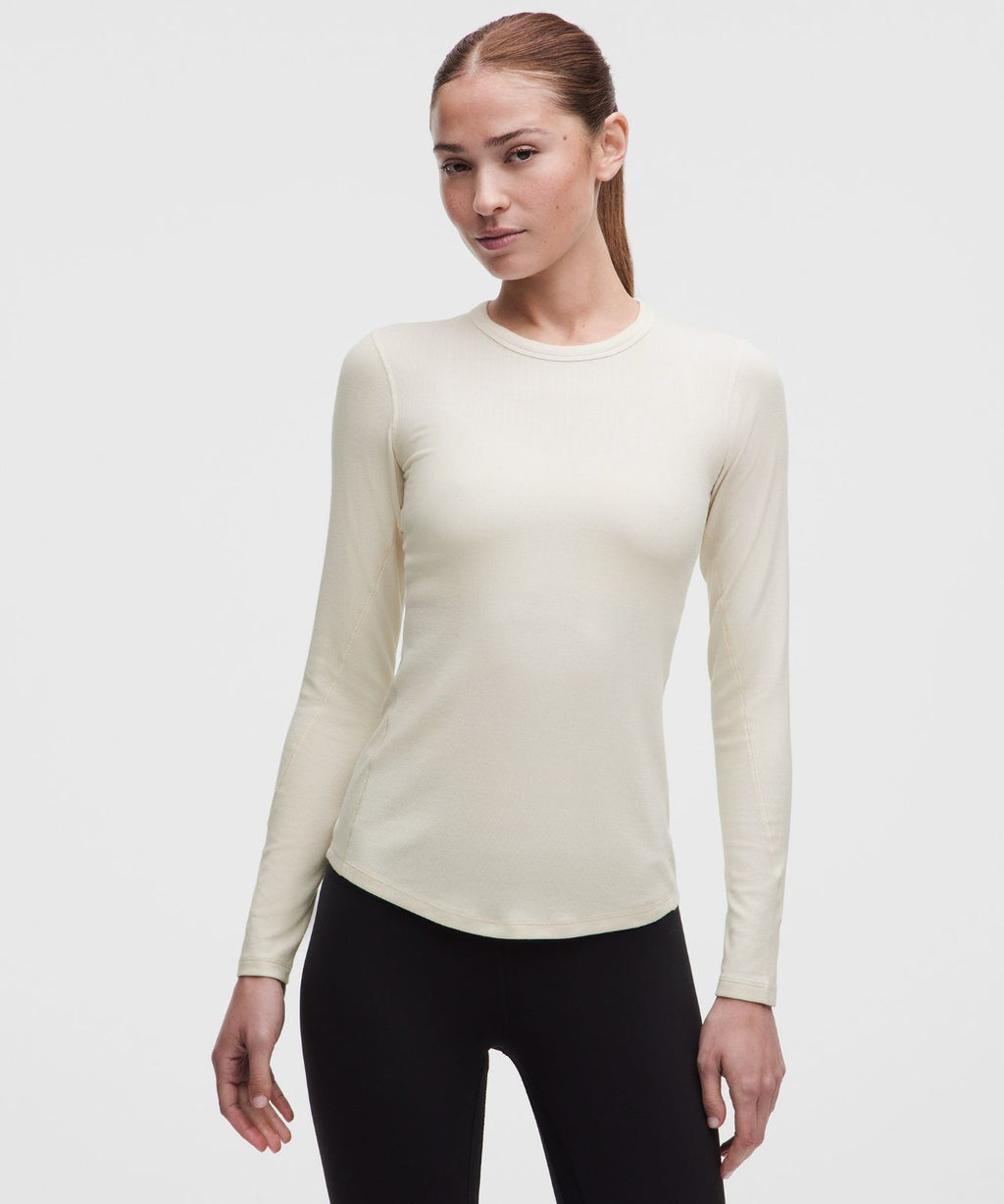 Hold Tight Long-Sleeve Shirt Light Ivory