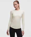 Hold Tight Long-Sleeve Shirt Light Ivory