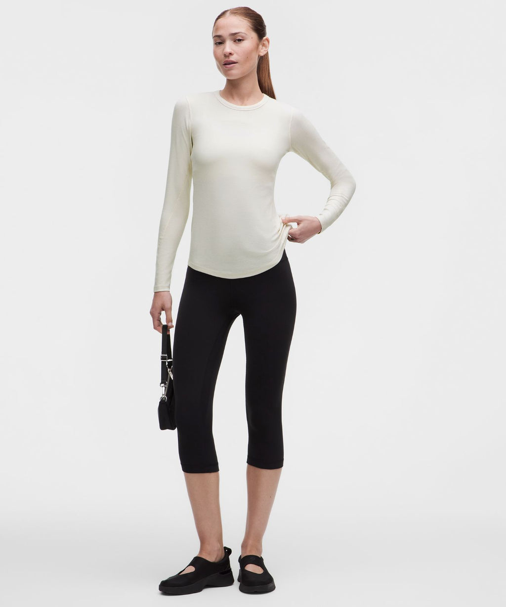Hold Tight Long-Sleeve Shirt Light Ivory