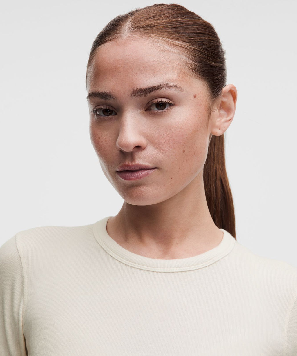 Hold Tight Long-Sleeve Shirt Light Ivory
