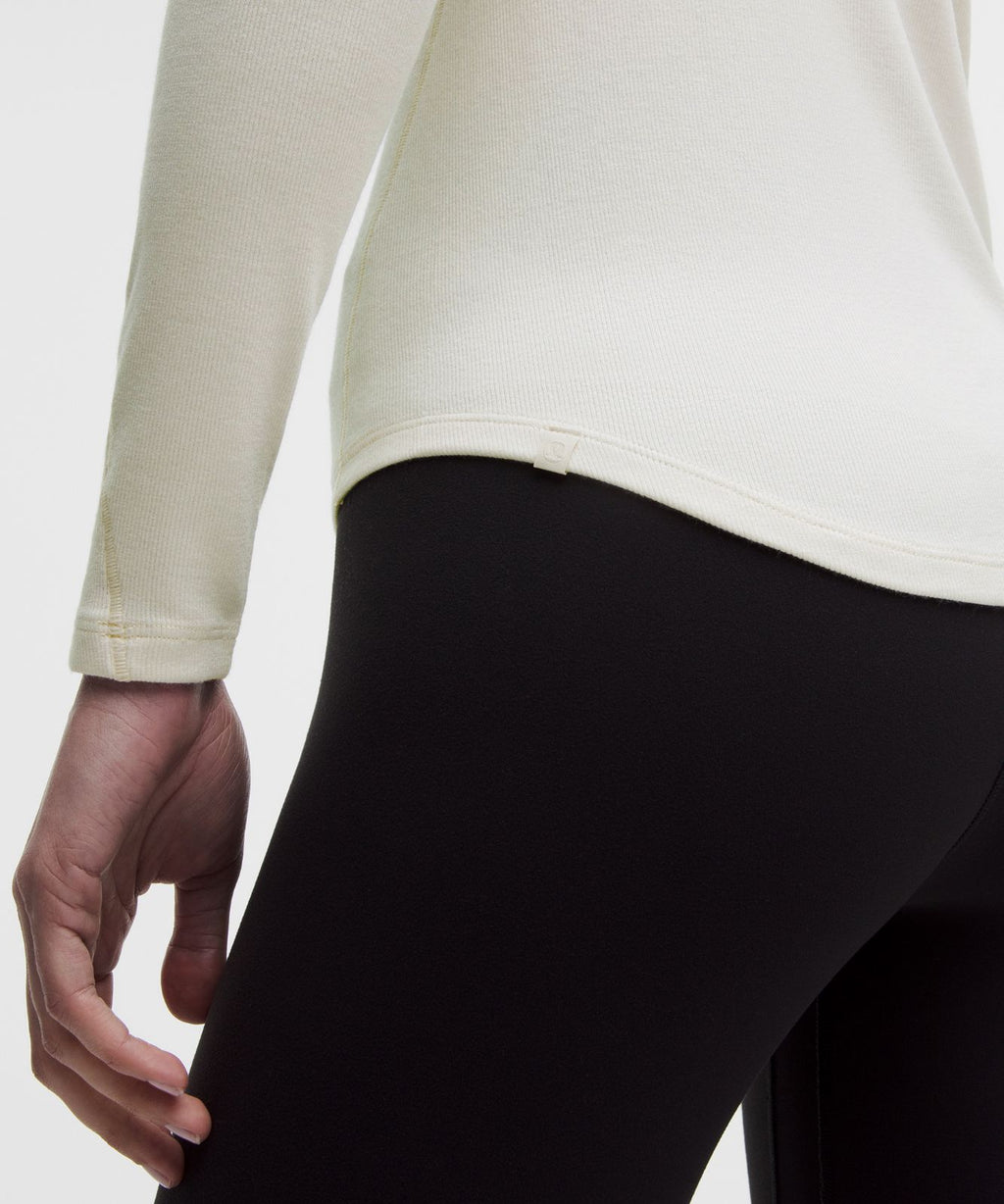 Hold Tight Long-Sleeve Shirt Light Ivory