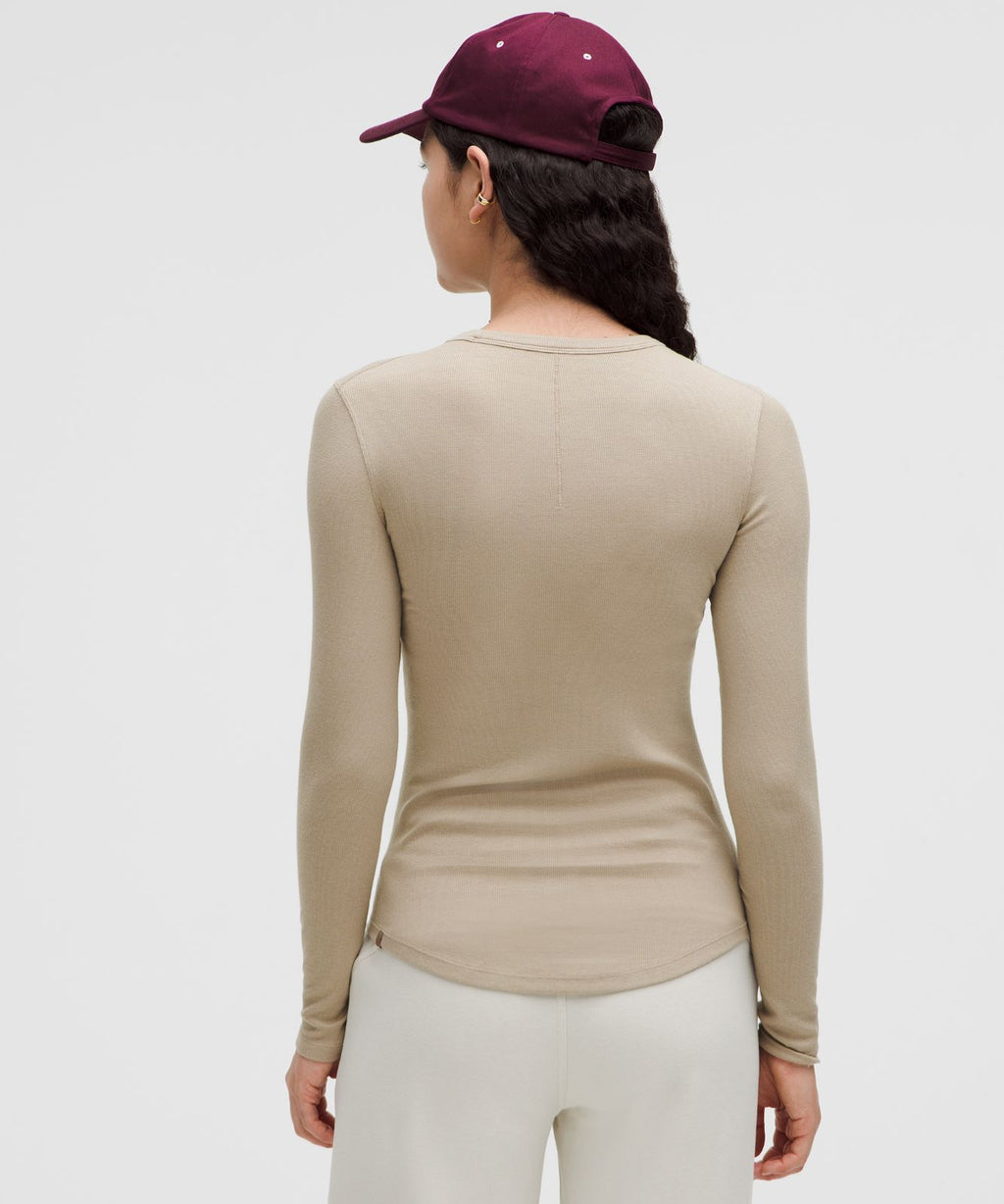 Hold Tight Long-Sleeve Shirt Sheer Oak
