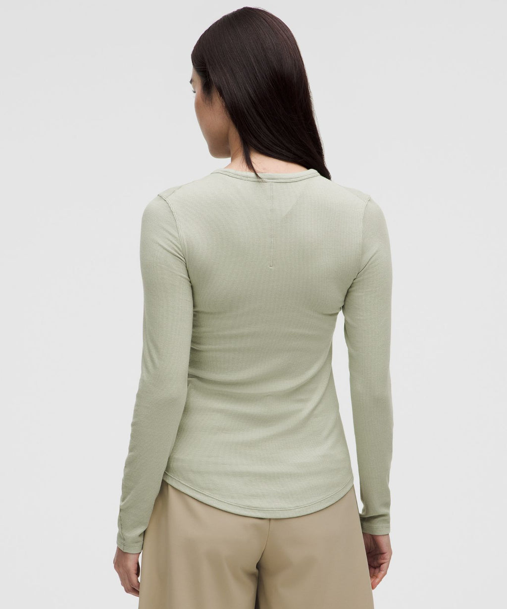 Hold Tight Long-Sleeve Shirt Fog Green