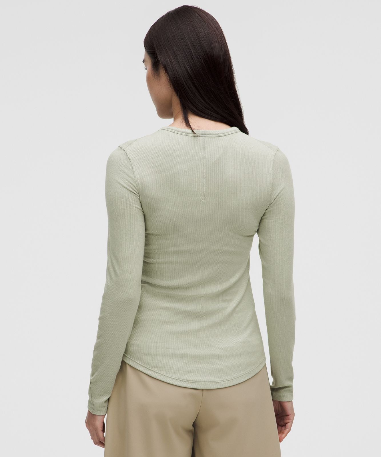 Hold Tight Long-Sleeve Shirt Fog Green