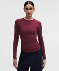 Hold Tight Long-Sleeve Shirt Burgundy Bay