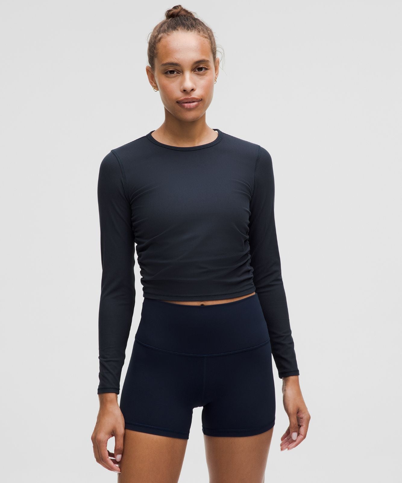 All It Takes Ribbed Nulu Long-Sleeve Shirt True Navy