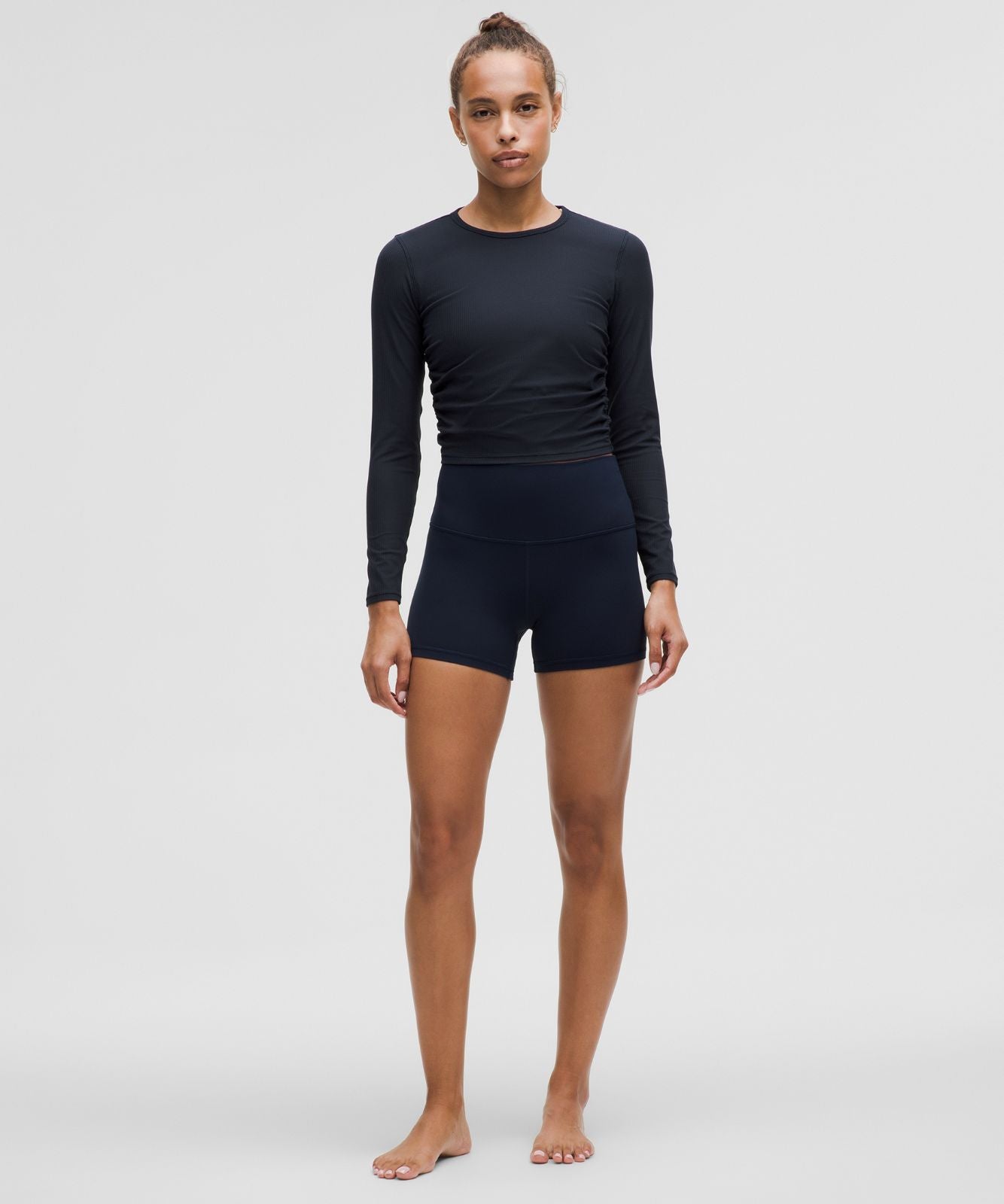 All It Takes Ribbed Nulu Long-Sleeve Shirt True Navy