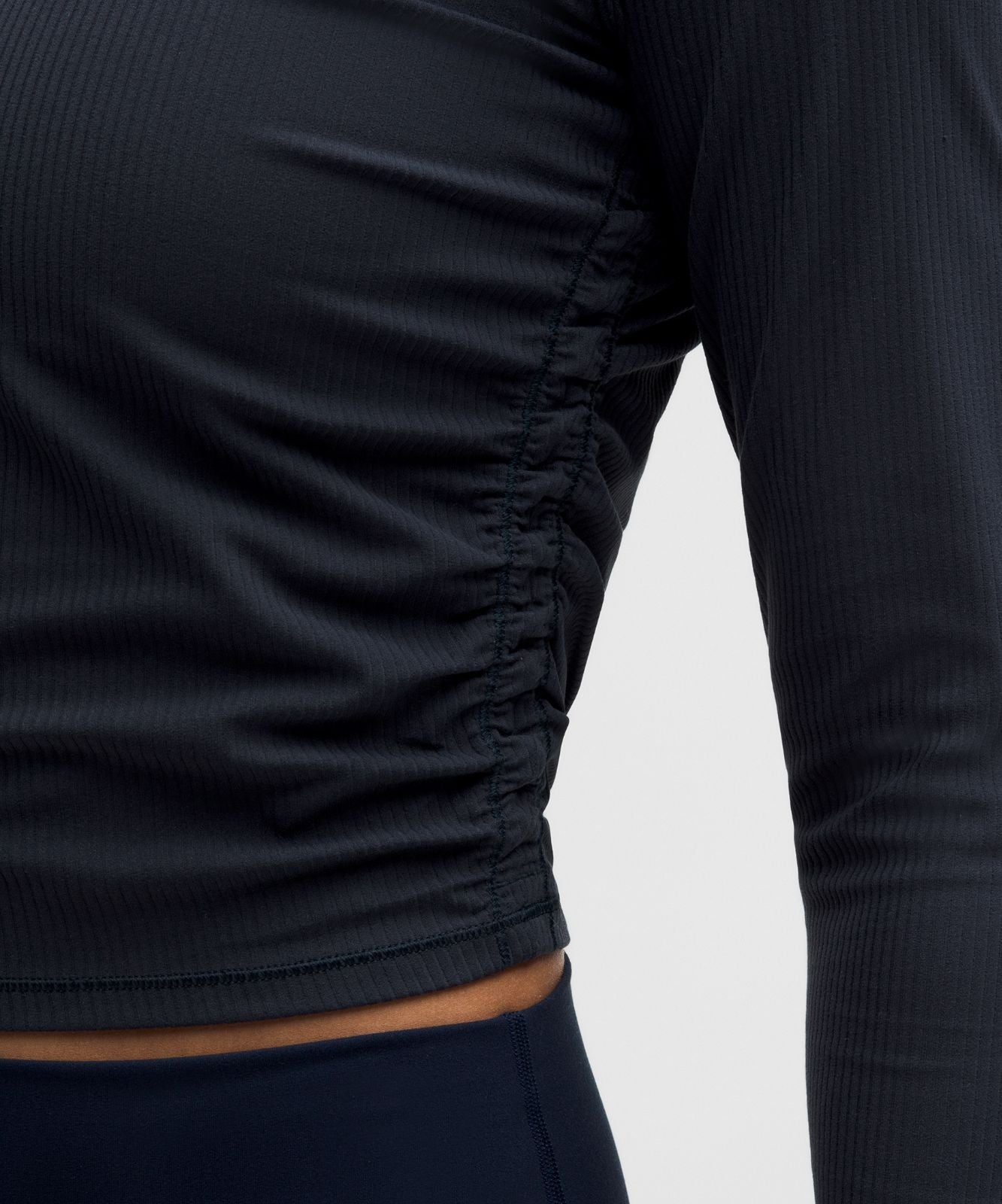 All It Takes Ribbed Nulu Long-Sleeve Shirt True Navy