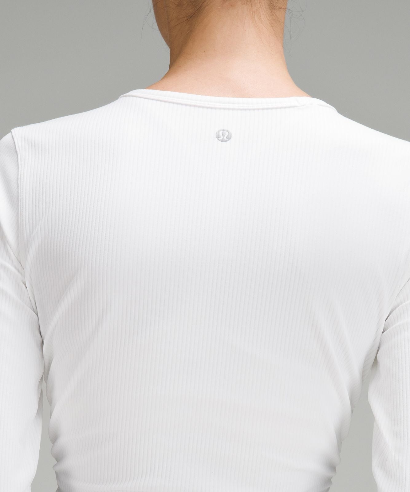 All It Takes Ribbed Nulu Long-Sleeve Shirt White