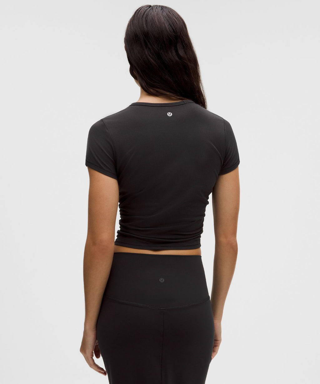 All It Takes Ribbed Nulu T-Shirt Black
