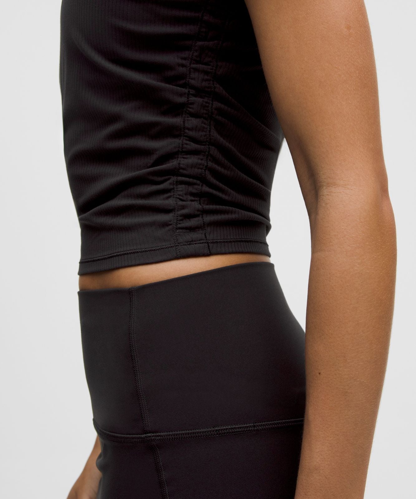 All It Takes Ribbed Nulu T-Shirt Black