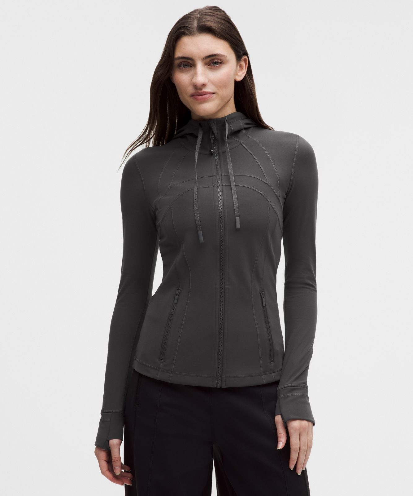 Define Hooded Jacket *Nulu Graphite Grey