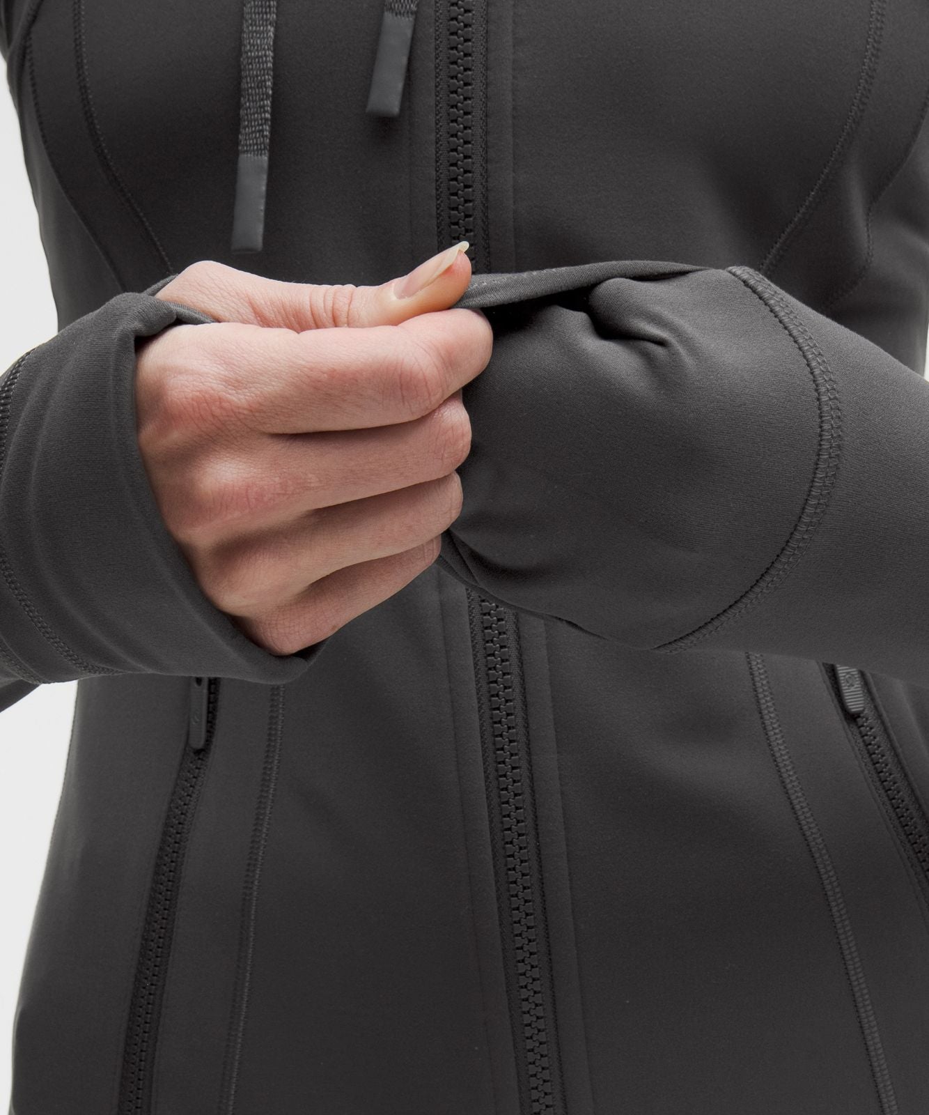 Define Hooded Jacket *Nulu Graphite Grey