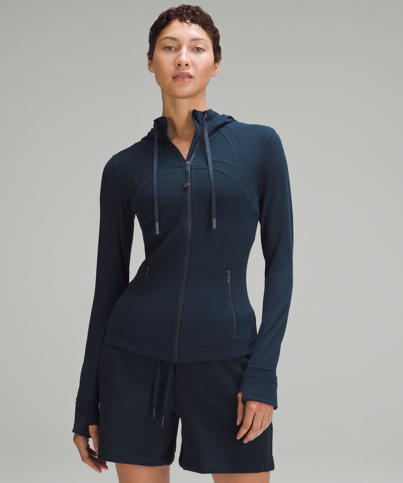 Define Hooded Jacket *Nulu True Navy