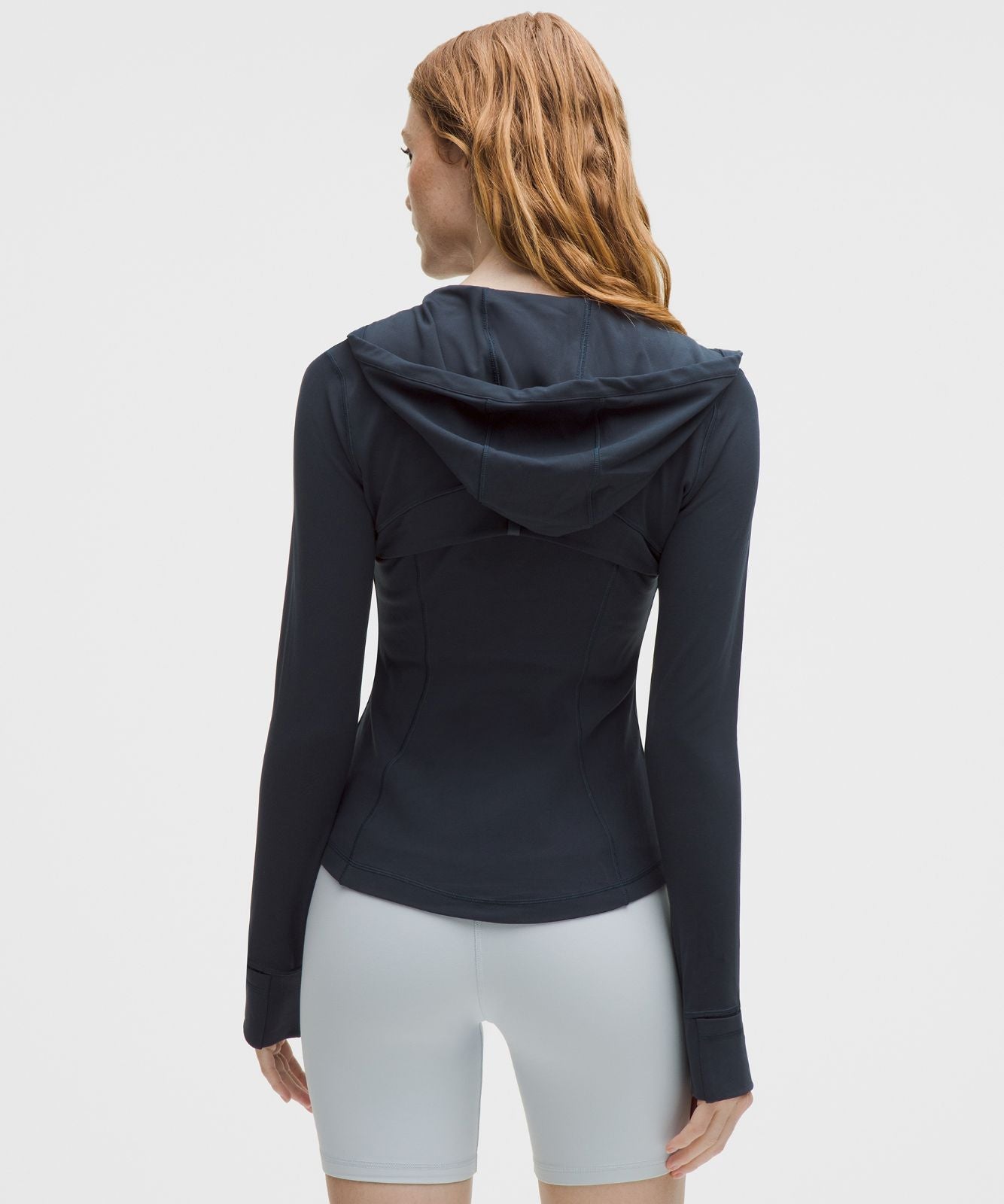 Define Hooded Jacket *Nulu True Navy/Mirror Silver/Mirror Silver