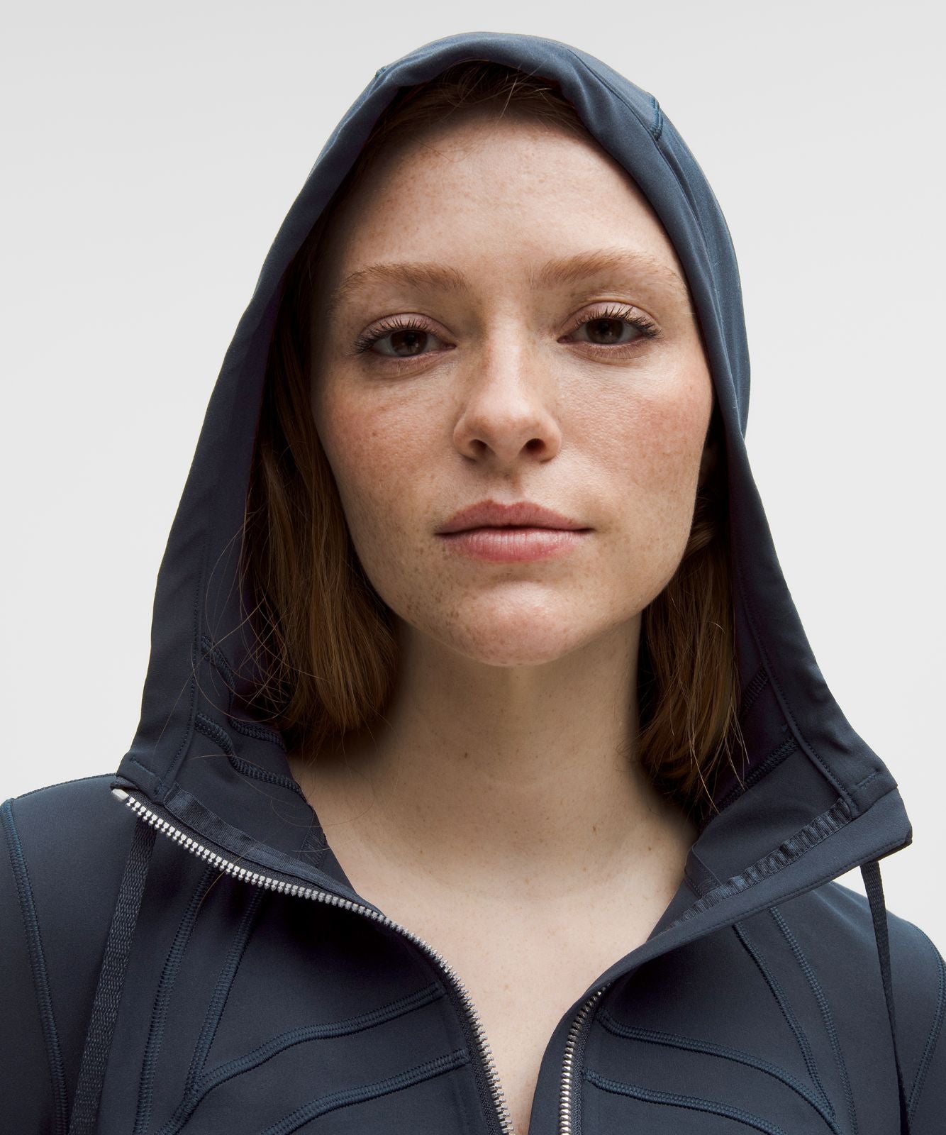 Define Hooded Jacket *Nulu True Navy/Mirror Silver/Mirror Silver