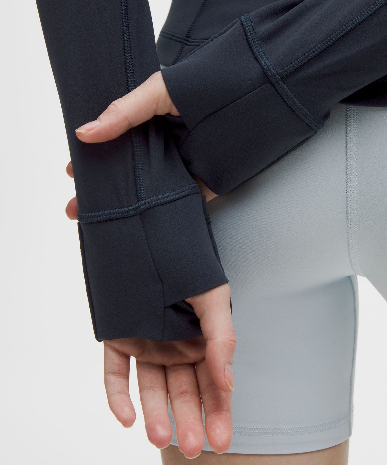 Define Hooded Jacket *Nulu True Navy/Mirror Silver/Mirror Silver