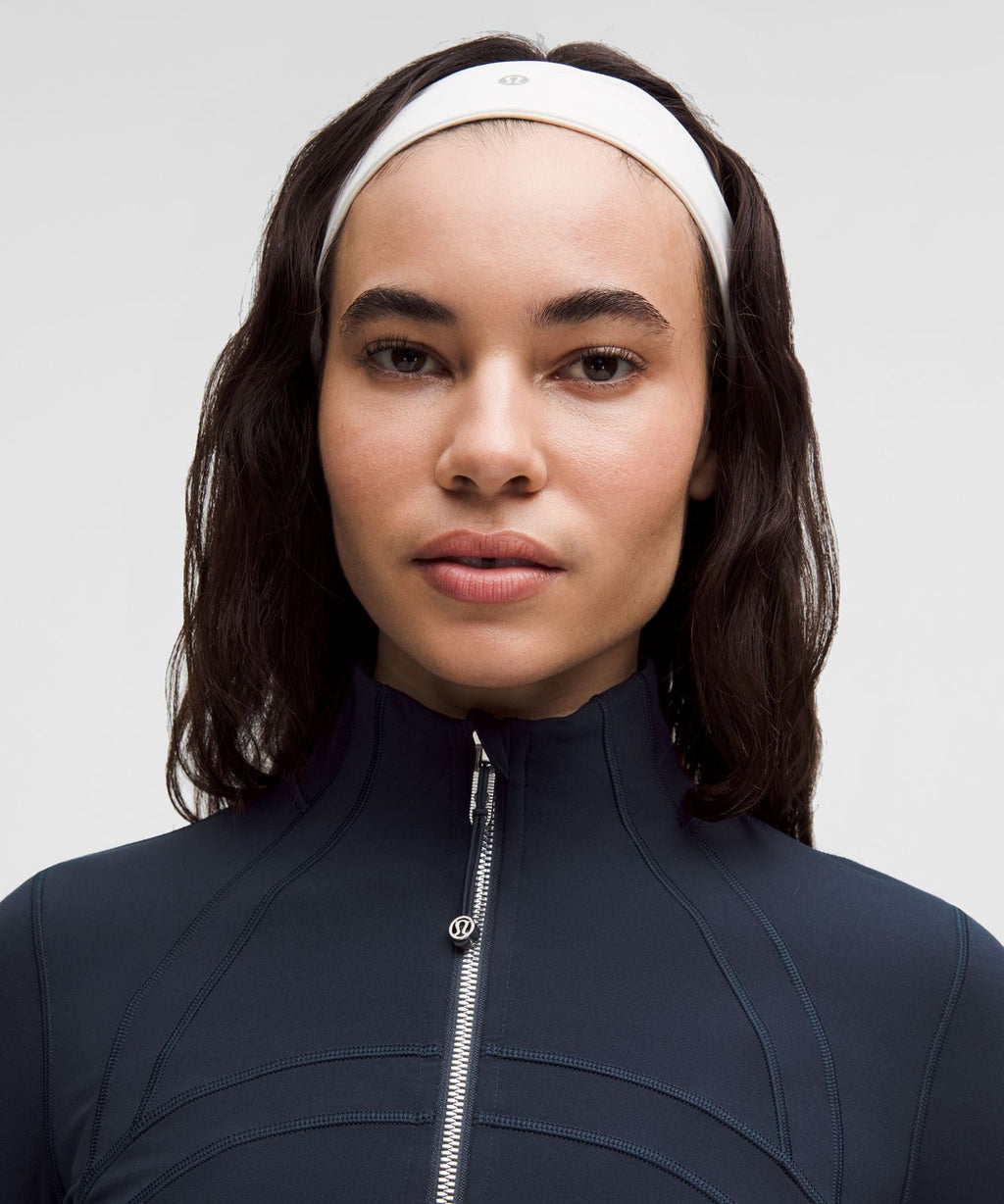 Define Cropped Jacket *Nulu True Navy/Mirror Silver