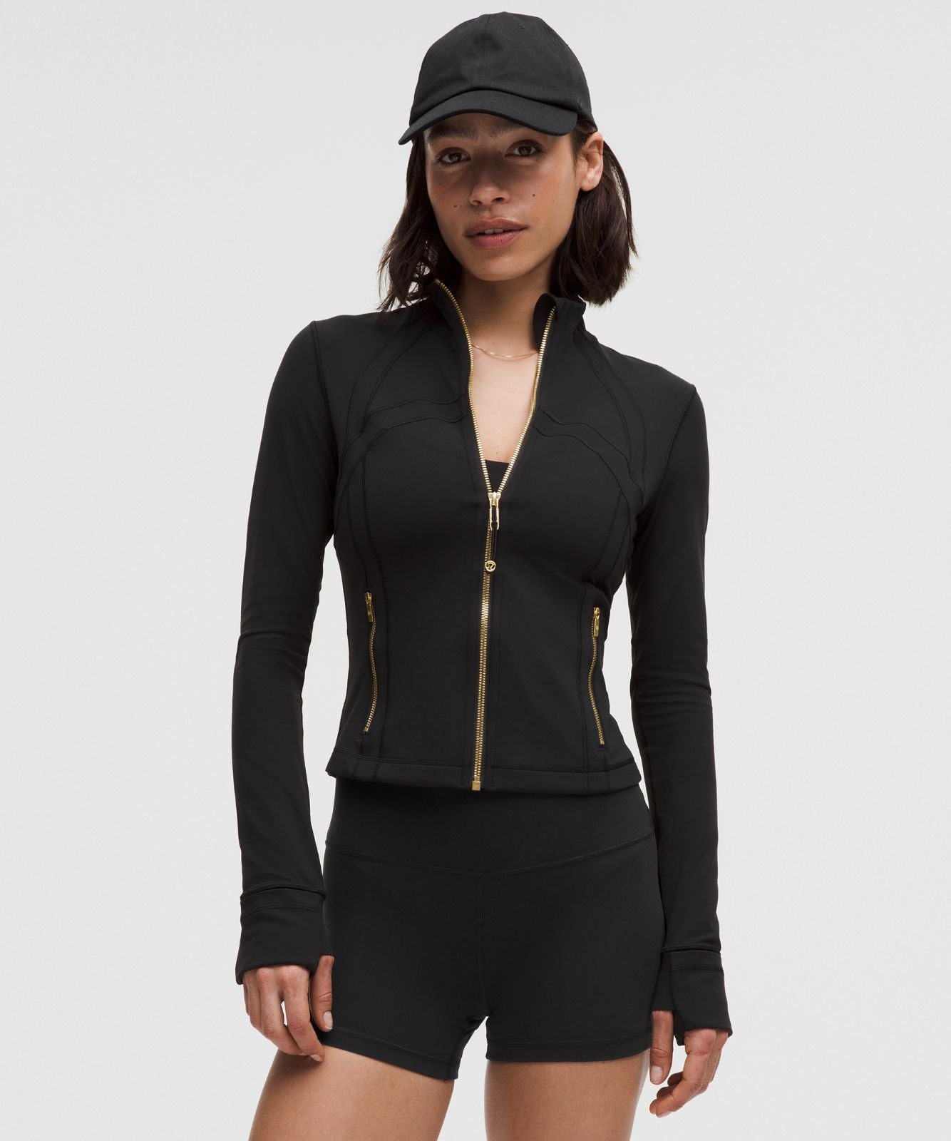 Define Cropped Jacket *Nulu Black/Gold/Gold